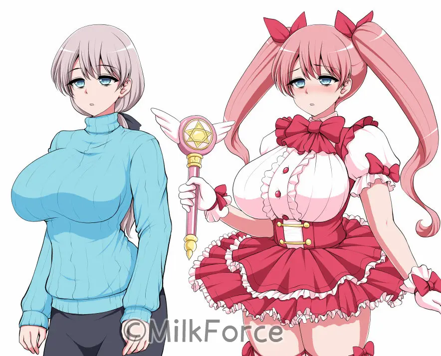 ミルクフォースによる人妻魔法少女のイラスト